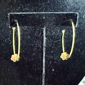 Asha Flower Hoopla earrings